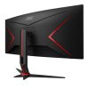 AOC Ívelt Gaming 144Hz VA monitor 34" CU34G2X/BK, 3440x1440, 21:9, 300cd/m2, 1ms, 2xHDMI/2xDisplayPort/4xUSB