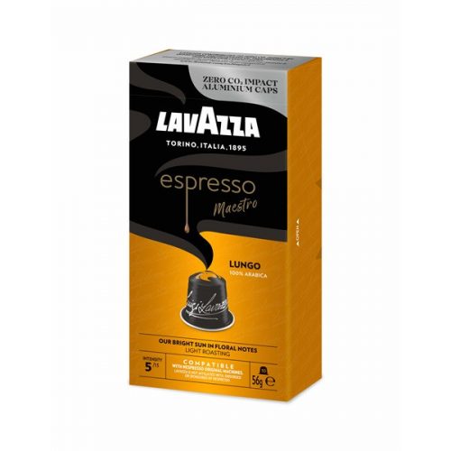 LAVAZZA Lungo Nespresso kompatibilis alumínium kapszula csomag 10 db x 5.6g, 100% Arabica