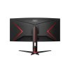 AOC Ívelt Gaming 180Hz VA monitor 34" CU34G2XP/BK, 3440x1440, 21:9, 430cd/m2, 1ms, 2xHDMI/DisplayPort, 4xUSB